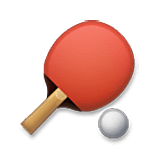 Emoji 🏓 Ping Pong su LG Velvet.