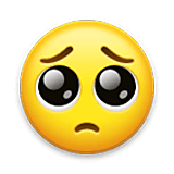 Emoji 🥺 Faccina Sull’orlo Delle Lacrime su LG Velvet.