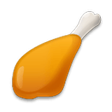 Emoji 🍗 Coscia Di Pollo su LG Velvet.