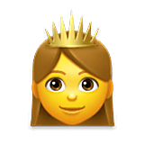 👸 Emoji Princesa en LG Velvet.