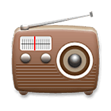 Emoji 📻 Radio su LG Velvet.