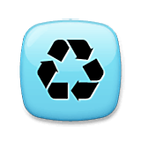 Emoji ♻️ Simbolo Del Riciclaggio su LG Velvet.