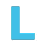Lettera simbolo indicatore regionale L LG Velvet.