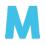 Emoji 🇲 Lettera simbolo indicatore regionale M su LG Velvet.