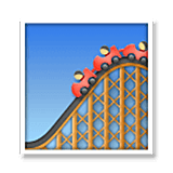 Emoji 🎢 Montagne Russe su LG Velvet.