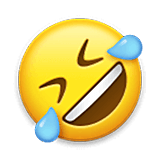 Emoji 🤣 Ridere A Crepapelle su LG Velvet.