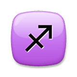 Emoji ♐ Segno Zodiacale Del Saggitario su LG Velvet.