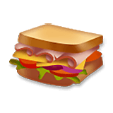 Émoji 🥪 Sandwich sur LG Velvet.