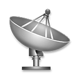 Emoji 📡 Antenna Satellitare su LG Velvet.