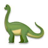 Emoji 🦕 Sauropode su LG Velvet.