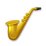 🎷 Emoji Saxofón en LG Velvet.