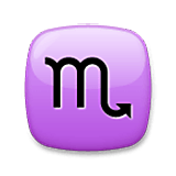 Emoji ♏ Segno Zodiacale Dello Scorpione su LG Velvet.