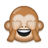 🙈 Emoji Macaco Que Não Vê Nada na LG Velvet.