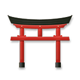 Emoji ⛩️ Santuario Shintoista su LG Velvet.