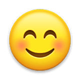 😊 Emoji Cara Feliz Con Ojos Sonrientes en LG Velvet.