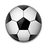 ⚽ Emoji Balón De Fútbol en LG Velvet.