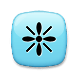 Emoji ❇️ Scintilla Stilizzata su LG Velvet.