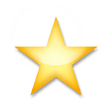 ⭐ Emoji Estrella Blanca Mediana en LG Velvet.