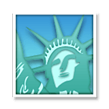 Emoji 🗽 Statua Della Libertà su LG Velvet.