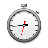 Emoji ⏱️ Cronometro su LG Velvet.