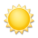 Emoji ☀️ Sole su LG Velvet.