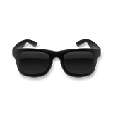 🕶️ Emoji óculos Escuros na LG Velvet.
