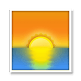 🌅 Emoji Sonnenaufgang über dem Meer LG Velvet.