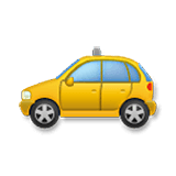 Emoji 🚕 Taxi su LG Velvet.