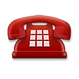 Emoji ☎️ Telefono Fisso su LG Velvet.