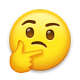 Emoji 🤔 Faccina Concentrata su LG Velvet.