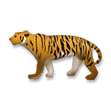 Emoji 🐅 Tigre su LG Velvet.
