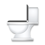 Émoji 🚽 Toilettes sur LG Velvet.
