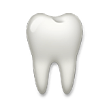 Emoji 🦷 Dente su LG Velvet.