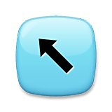 Emoji ↖️ Freccia In Alto A Sinistra su LG Velvet.