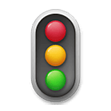 Emoji 🚦 Semaforo Verticale su LG Velvet.