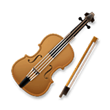 Emoji 🎻 Violino su LG Velvet.
