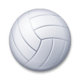 🏐 Emoji Voleibol en LG Velvet.