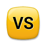 🆚 Emoji Botón VS en LG Velvet.