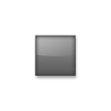 Emoji ◽ Quadrato Bianco Medio-piccolo su LG Velvet.