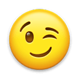 Emoji 😉 Faccina Che Fa L’occhiolino su LG Velvet.