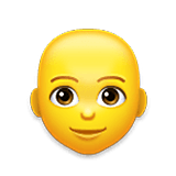 👩‍🦲 Emoji Mujer: Sin Pelo en LG Velvet.
