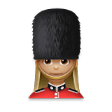 Emoji 💂🏼‍♀️ Guardia Donna: Carnagione Abbastanza Chiara su LG Velvet.