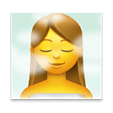 🧖‍♀️ Emoji Mujer En Una Sauna en LG Velvet.