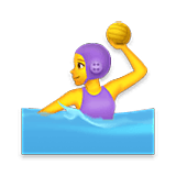 🤽‍♀️ Emoji Wasserballspielerin LG Velvet.