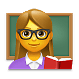 Emoji 👩‍🏫 Professoressa su LG Velvet.