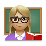 Emoji 👩🏼‍🏫 Professoressa: Carnagione Abbastanza Chiara su LG Velvet.