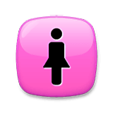 🚺 Emoji Señal De Aseo Para Mujeres en LG Velvet.