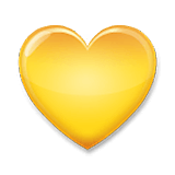 Corazón Amarillo LG Velvet.