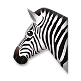 Emoji 🦓 Zebra su LG Velvet.