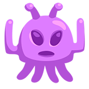 Emoji 👾 Mostro Alieno su Messenger 1.0.